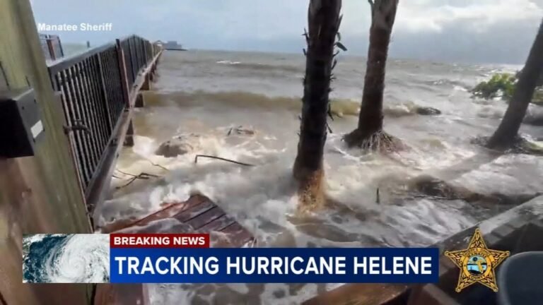 Hurricane Tracker: Tropical Storm Helene strikes inland LIVE RADAR